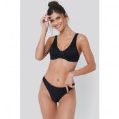 NA-KD Swimwear Ribbad bikinitrosa - Black