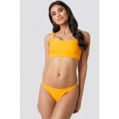 NA-KD Swimwear Side Strap Bikini Panty - Yellow