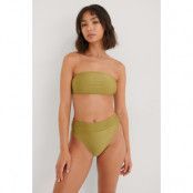 NA-KD Swimwear Skinande Bikinitrosa Med Hög Midja - Green