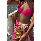 NA-KD Swimwear Smockad bikini-BH - Pink