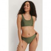NA-KD Swimwear Sporty Bikini Briefs - Green