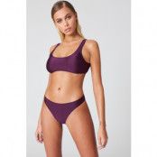 NA-KD Swimwear Sporty Bikini Briefs - Purple