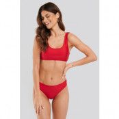 NA-KD Swimwear Sporty Bikini Briefs - Red