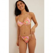 NA-KD Swimwear Bikiniunderdel med knytning i sidan - Multicolor