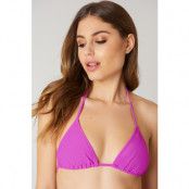 NA-KD Swimwear Triangle Bikini Top - Purple