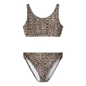 name it Nkfzanimal Bikini - Brown - 146-152