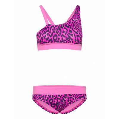 NIKE SWIM Nike Asymmetrical Top/Bikini Set Rosa