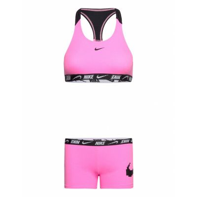 Nike G Racerback Bikini Set Sport Bikinis Pink NIKE SWIM