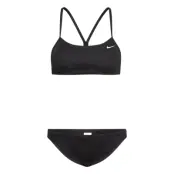Nike Racerback Bikini Set Sport Bikinis Bikini Sets Svart NIKE SWIM