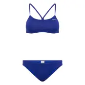 NIKE SWIM Nike Racerback Bikini Set Blå