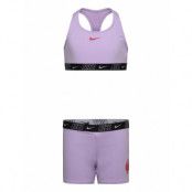 NIKE SWIM Nike Racerback Bikini/Short Set Lila