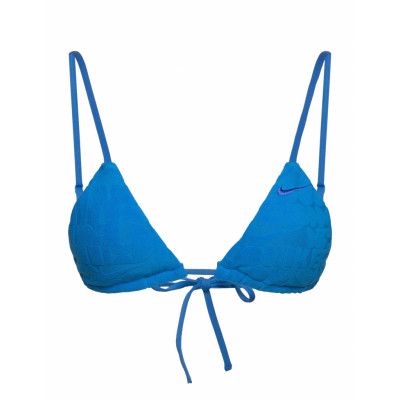 NIKE SWIM Nike Retro Flow Terry Bikini Top Blå