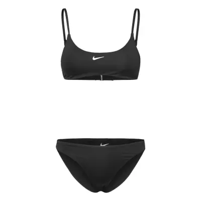 NIKE SWIM Nike Essential Bralette Bikini Set Svart