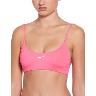 NIKE SWIM Nike Essential Bralette Bikini Top - Pink - S