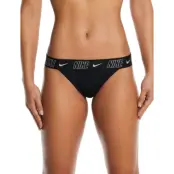 NIKE SWIM Nike Logo Tape Banded Bikini Bottom - Black - XL