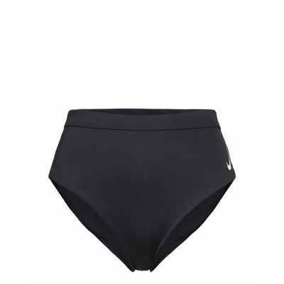 Nike W High Waist Cheeky Bottom *Villkorat Erbjudande Swimwear Bikinis Bikini Bottoms High Waist Bikinis Svart NIKE SWIM