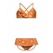 Nmfdanja Swim Set Lil Bikini Orange Lil'Atelier