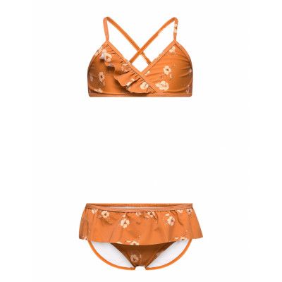 Nmfdanja Swim Set Lil Bikini Orange Lil'Atelier