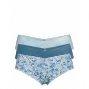 No Show Cheeky Pack Lingerie Panties Brazilian Panties Blå Aerie