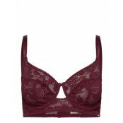 Non_Padded Daphne Wired_Bra Lingerie Bras & Tops Full Cup Bras Vinröd Dorina