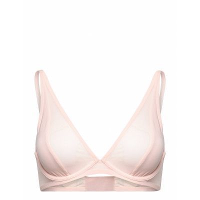 Non_Padded Shea Wired_Bra Lingerie Bras & Tops Plunge Bras Rosa Dorina