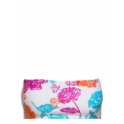 Oasis Floral Tube Top Swimwear Bikinis Bikini Tops Bandeau Bikinitops Multi/mönstrad Seafolly
