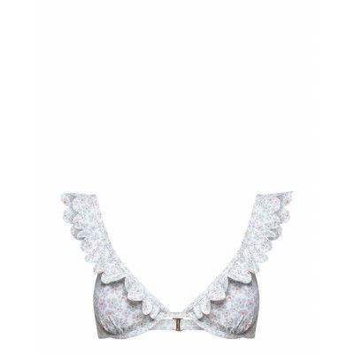 Odette Bikini Top Swimwear Bikinis Bikini Tops Wired Bikinitops Blå By Malina