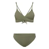 O'neill Essentials Baay Maoi Bikini Set - Khaki green - 38