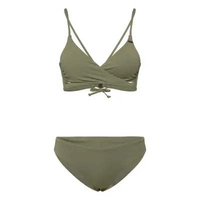 O'neill Essentials Baay Maoi Bikini Set - Khaki green - 40