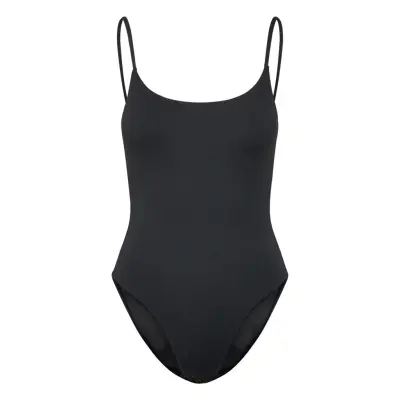 Organic Basics Swim Open Back -Piece Svart
