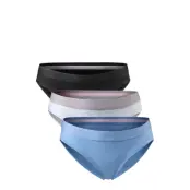 Danish Endurance Women's Organic Cotton Bikini 3-Pack Multi/patterned