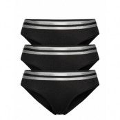 Organic Cotton Bikini Briefs By Pernille Blume 3 Pack Trosa Brief Tanga Svart Danish Endurance