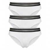 Organic Cotton Bikini Briefs By Pernille Blume 3 Pack Trosa Brief Tanga Vit Danish Endurance