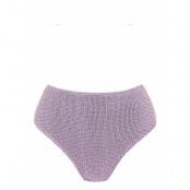 Palmer Brief Cocoa Lurex Swimwear Bikinis Bikini Bottoms High Waist Bikinis Purple Bond-Eye