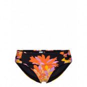 Palmsprings Ruched Side Retro Swimwear Bikinis Bikini Bottoms Bikini Briefs Black Seafolly