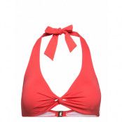 Panos Emporio Daphne Solid Top Swimwear Bikinis Bikini Tops Triangle Bikinitops Röd Panos Emporio