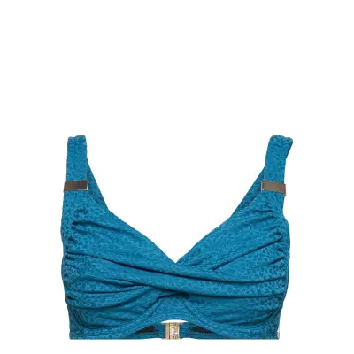 Panos Emporio Diva Kleio Top Swimwear Bikinis Bikini Tops Wired Bikinitops Blue Panos Emporio