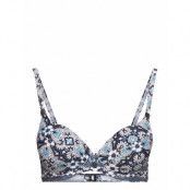 Panos Emporio Marrakech Lydia Top Swimwear Bikinis Bikini Tops Wired Bikinitops Blå Panos Emporio