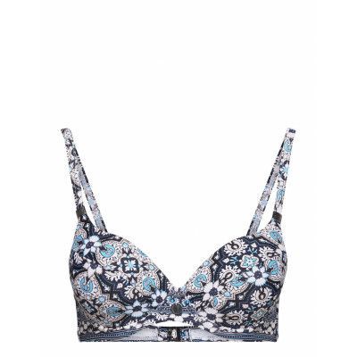 Panos Emporio Marrakech Lydia Top Swimwear Bikinis Bikini Tops Wired Bikinitops Blå Panos Emporio