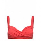 Pe Medea Solid Top Swimwear Bikinis Bikini Tops Bandeau Bikinitops Röd Panos Emporio