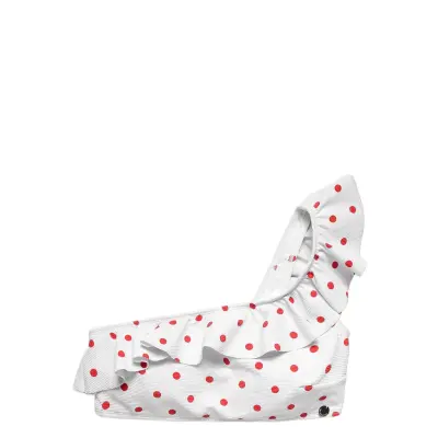 Panos Emporio Polka Dot Helle Top Vit