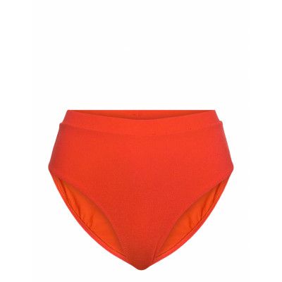 Papaya Highwaist Bikini Briefs Swimwear Bikinis Bikini Bottoms High Waist Bikinis Orange Understatement Underwear