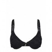 Pcariana Bikini Lace Bra Sww Bc Swimwear Bikinis Bikini Tops Wired Bikinitops Black Pieces