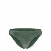 Pcbling Bikini Brief Lurex Sww Swimwear Bikinis Bikini Bottoms Bikini Briefs Green Pieces