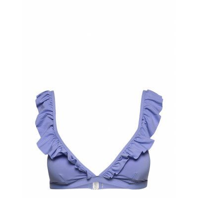 Pcgwen Bikini Bra Top Sww Swimwear Bikinis Bikini Tops Triangle Bikinitops Blå Pieces