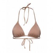 Pcvenize Bikini Triangle Bra Sww Swimwear Bikinis Bikini Tops Triangle Bikinitops Beige Pieces