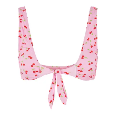 Pcverry Bikini Top Sww Swimwear Bikinis Bikini Tops Bandeau Bikinitops Lila Pieces