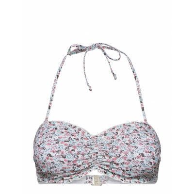 Pcvictoria Bikini Bandeau Sww Swimwear Bikinis Bikini Tops Bandeau Bikinitops Multi/mönstrad Pieces