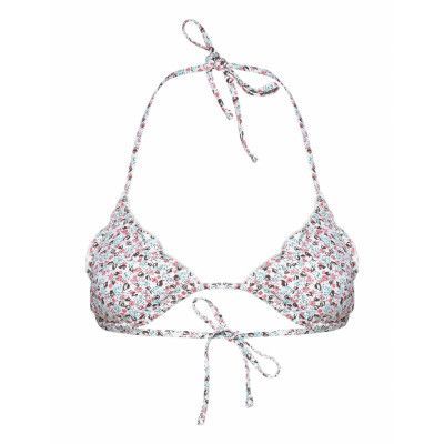 Pcvictoria Bikini Triangle Bra Sww Swimwear Bikinis Bikini Tops Triangle Bikinitops Multi/mönstrad Pieces