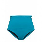 Chara Solid Bottom Swimwear Bikinis Bikini Bottoms High Waist Bikinis Blue Panos Emporio